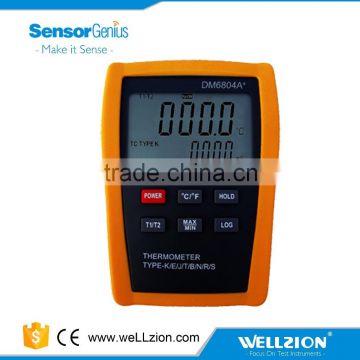 DM6804A+,industrial thermometer,Support R/S/B/E/K/J/T/N types