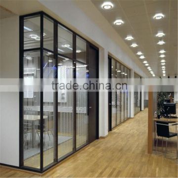 sound proof aluminium glass office partition