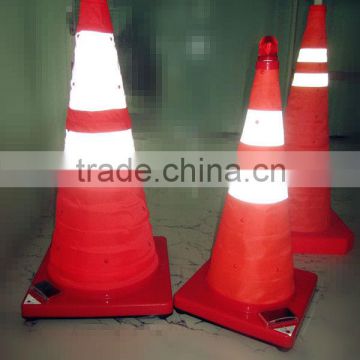 collapsible cone/LED collapsible cones/solar traffic cones