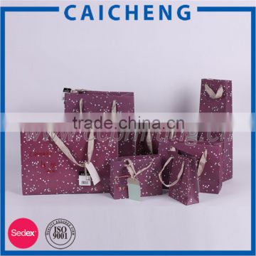 2016 New Luxury Shopping Paper Bag for Cloth