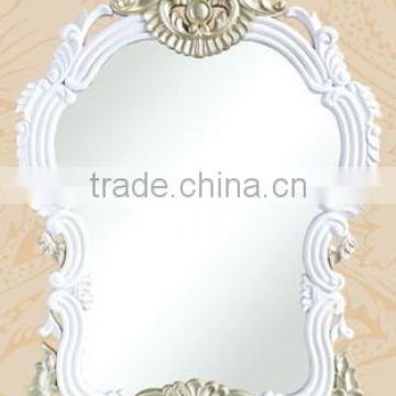 SJ-9183-1 ivory plastic decorative mirror