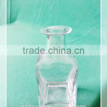 145ml square aroma glass bottle with cork for home fragrance diffuser