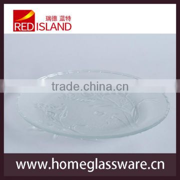 rose glass tray of dishware type for CE/EU ,SGS CERTIFICATION