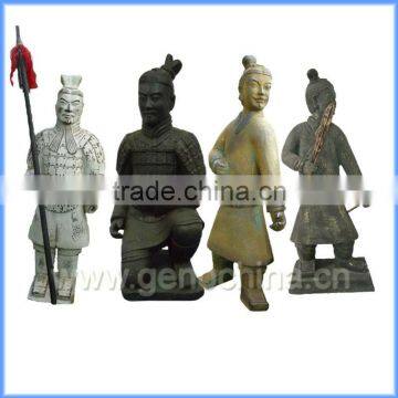 High quality Natural Hand Carved Terracotta Warriors