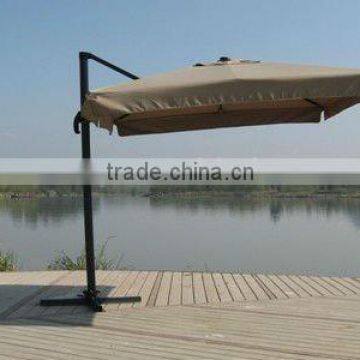 2013 Hot sale aluminium square folding luxury roma waterproof patio umbrellas