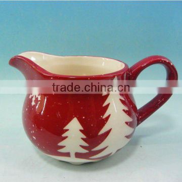 hot sale USA X'mas ceramic milk jug Tea Service