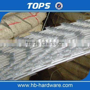 security fence barbed wire/razor barbed wire fence price