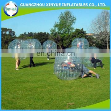 2015 most popular clear football inflatable ball body zorb