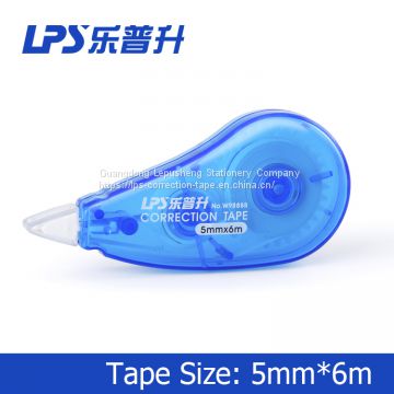 School Green Colored Correction Tape 6M Plastic Student Correction Supplies