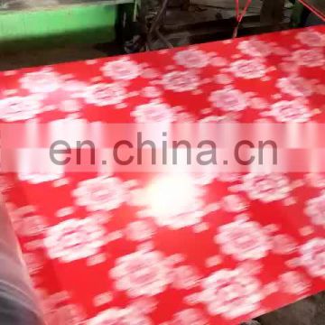 Printed Flower Steel Prepainted Galvanized Steel PPGI in Coils