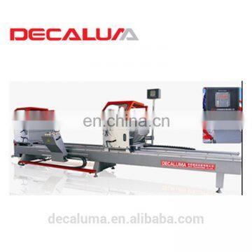 China DECALUMA Company Supply Digital Display Double Head Cutting Saw of window machine