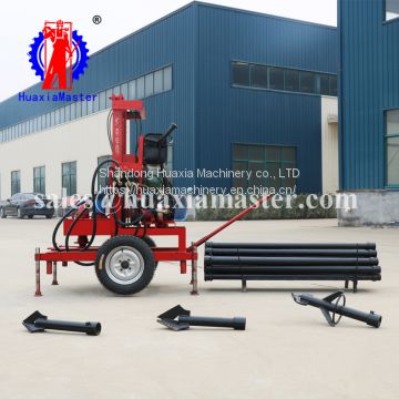 High sensitive and labor saving gasoline engine water well drilling rig for sale