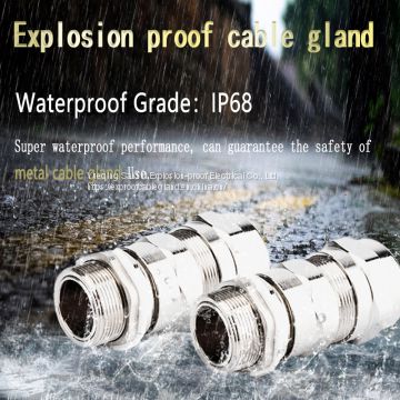 New Products metric explosion-proof cable gland brass cable glands china supplier