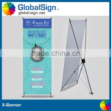 Shanghai GlobalSign Light weight adjustable X banner stands