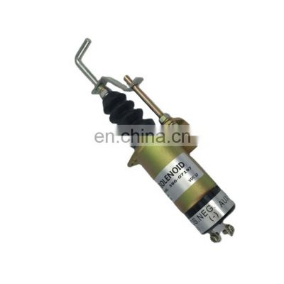 366-07197 36607197 Excavator solenoid valve for electric parts  fuel Shut Off /stop Solenoid valve