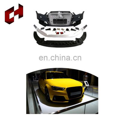 CH Factory Outlet Best Fitment Car Front Grill Mud Protecter Led Light Tuning Body Kit For Audi A3 2014-2016 To Rs3