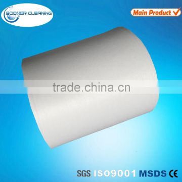 Cross Lapping 80% Viscose 20% Polyester Spunlace Nonwoven Fabric for Wet Wipes