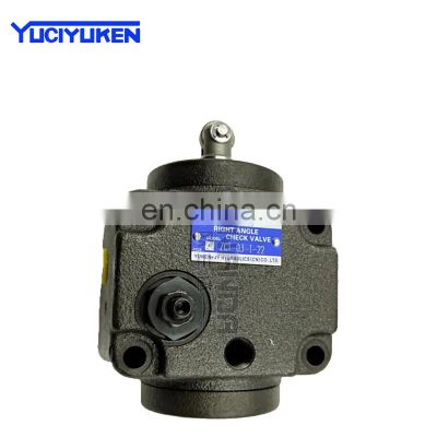 Tubular check valve ZT/ZCT-06-T-C-22 hydraulic flow control valve YUCI-YUKEN
