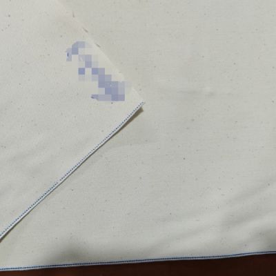 13.8 Oz White Selvedge Denim Fabric Suppliers Half Bleach Not Whitening Selvage Premium Denim Manufacturers W262027-3