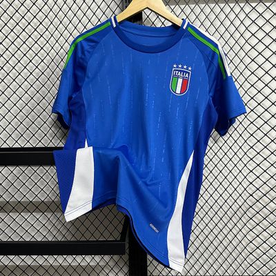 2024 UEFA European Championship Italy jersey number 18, Bareira home and away Bonucci, Baggio, and Chiesa short sleeved football jersey