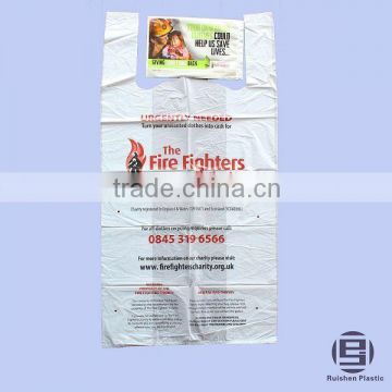 PE Biodegradable Fire Fighters Charity Bag Collection Bag
