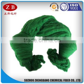 6D regenerated green polyester tow with great low price