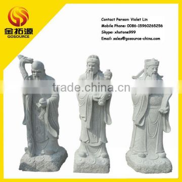 chinese god of wealth,fortune,longevity:fu lu shou statue