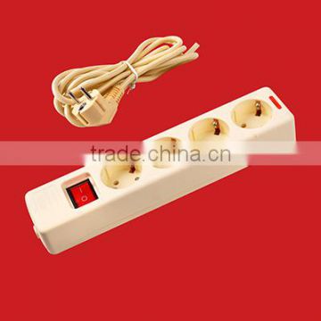 4 gang extension socket with switch/4 gang extension socket with cable