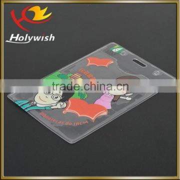 Soft PVC Promotional Clear Card Holder With Custom Logo