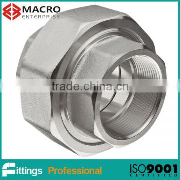 High Quality Stainless Steel 316 Union With BSPT/NPT Threads, Competitive Price