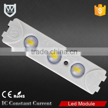 Factory price CE Rohs approved 12v single color 1.5w injection led module waterproof IP65