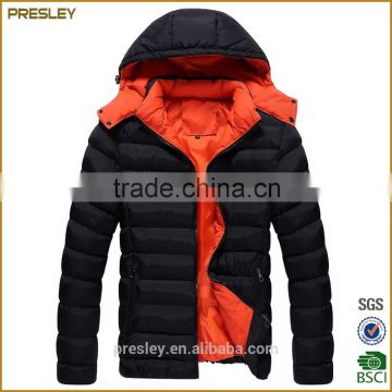 Wholesale hot sale winter padded black jacket and coat mens from china