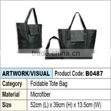 foldable tote bag (black)