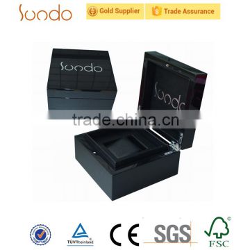 wholesale cover with pu luxury wooden watch box