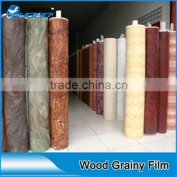 1.22*50m Salable Self Adhesive Paper Furniture Decorative PVC Film Wood Grain