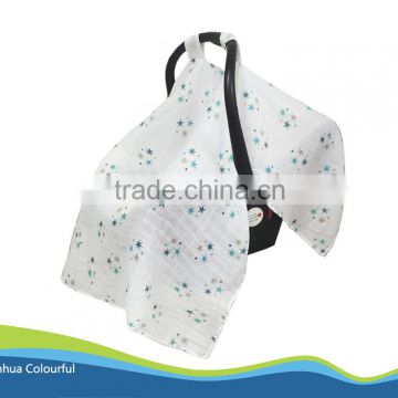 hot sale breathable muslin fabric baby car seat canopy baby carrier car seat cover