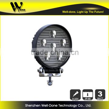 Round shape led working lamp for tractor