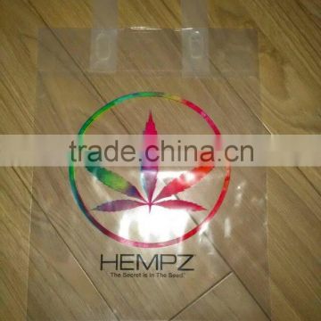 Custom printed plastic shopping bags