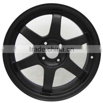 4 holes black car wheel size15x7 16x7 17x7.5