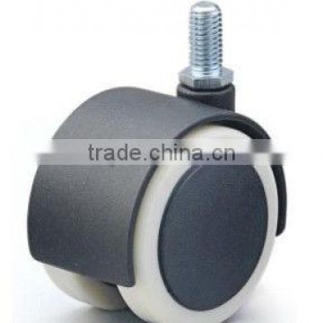 screw type caster wheel/chair caster/nylon caster
