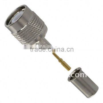 50 ohm RF TNC Connector - Male cable Crimp for RG316