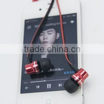OEM slap-up mobile phone earphone with MIC and volume control