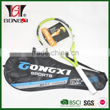 GX-768 green new design 100% full carbon professional tennis rackets carbon fiber tennis racket with good tennis racket mould