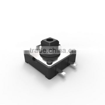 China Manufacturer 12v rohs tact switch mini straight, touch square tact switch