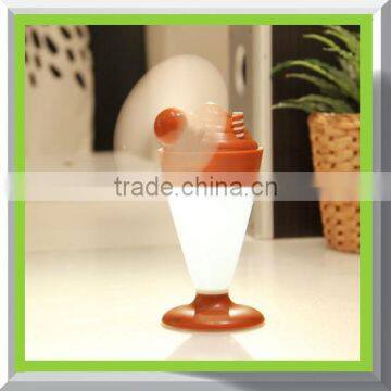 Hot sale led mini ice cream fan