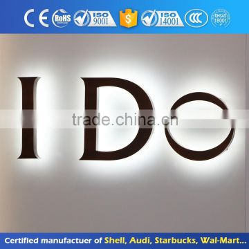 OEM individual alphabet acrylic backlit small led letters