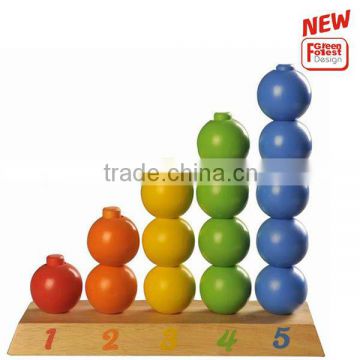 Counting Stacker + Abacus Educational Toy