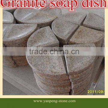 yellow granite soap dish