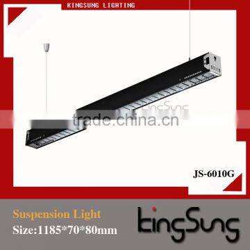 LED Office Lighting With Iron Grille Lighting Black Steel