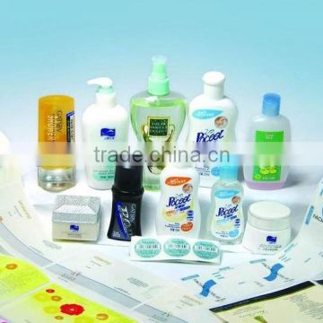 Hot wholesale white label product self-adhesive label stickers